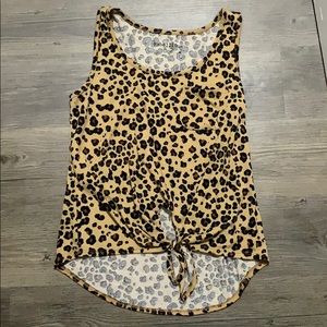 Cheetah tank top